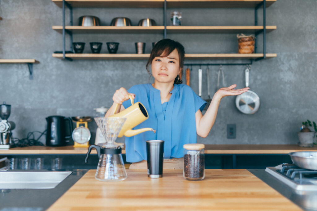 古いコーヒーは避けましょう