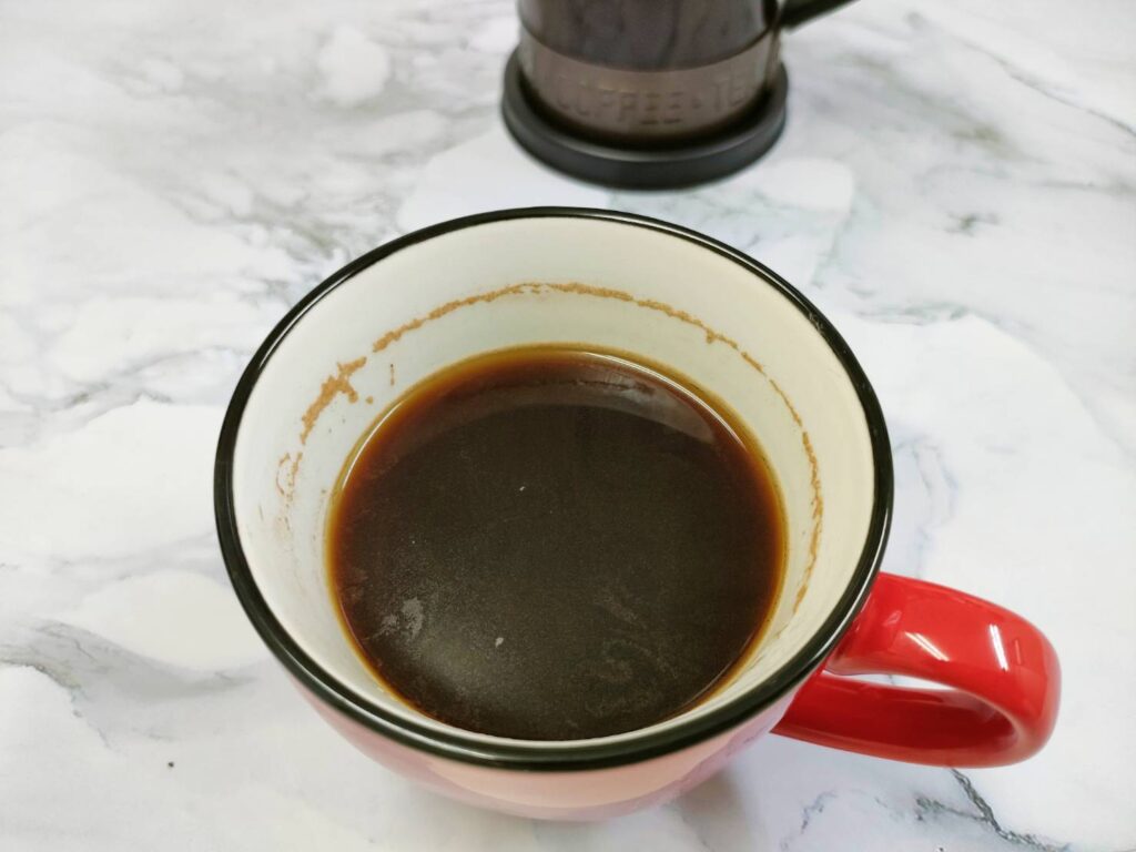 コーヒーオイルと粉