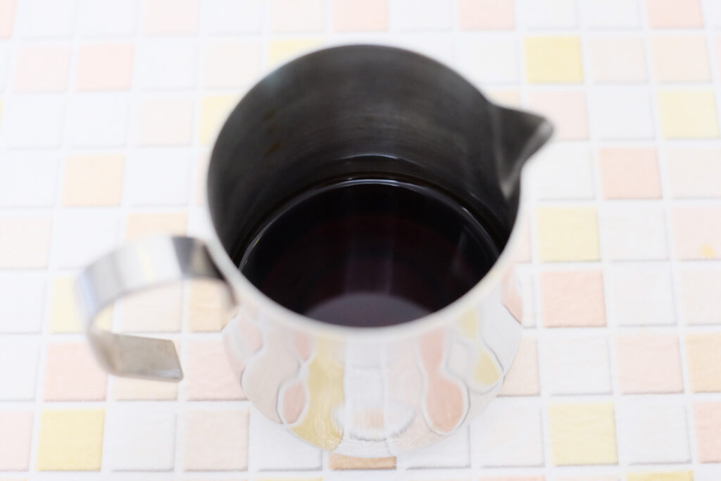 濃いめのコーヒー 30cc程度